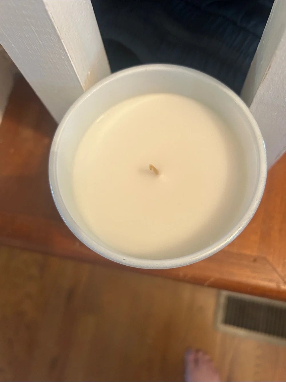 White Scented Candle - Home Accents